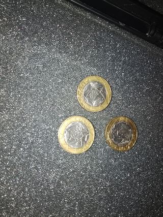 3 Monete da 1000 Lire Una con errore di conio