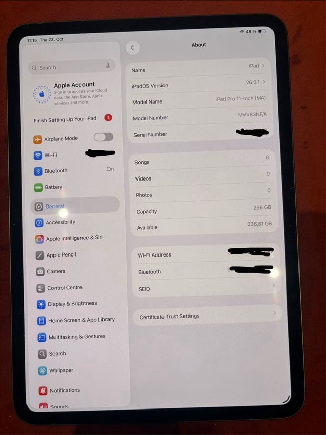 iPad Pro M4 WiFi Apple