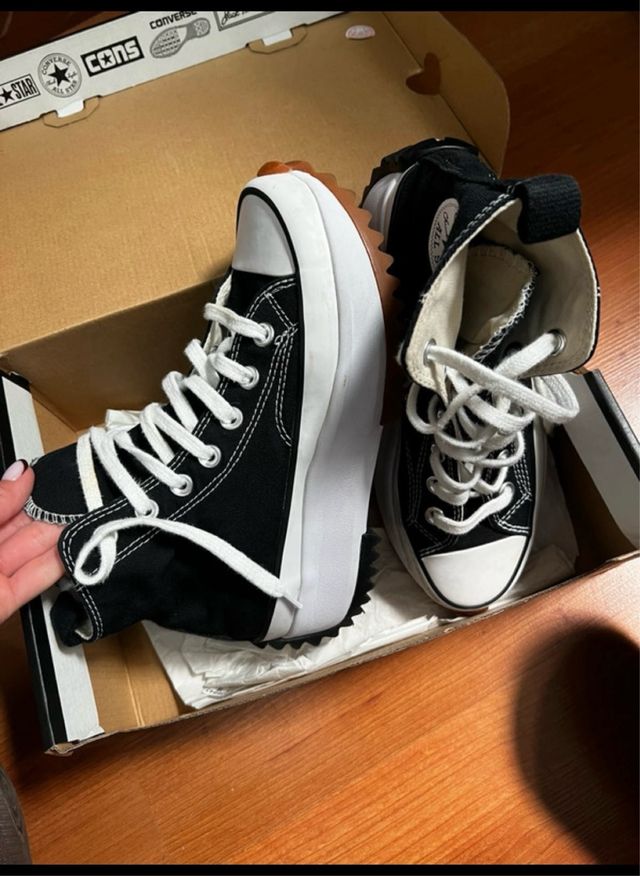 Converse plataforma talla 37 poco uso