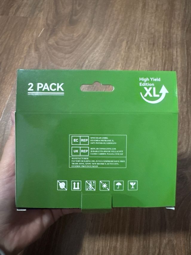 Pack 2 Cartuchos Tinta XL Remanufacturados
