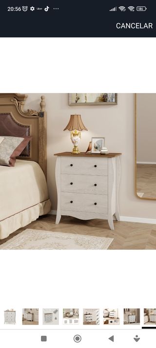 Cajonera de madera plegable