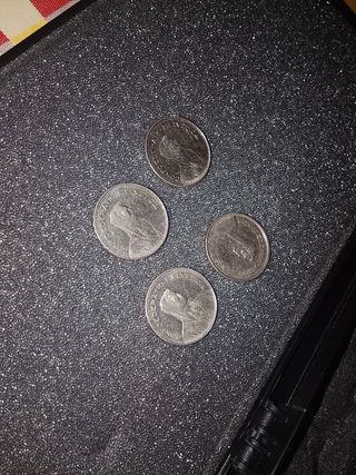 4Monete Franchi Svizzeri 5 CHF 1998,1968,2011,2016