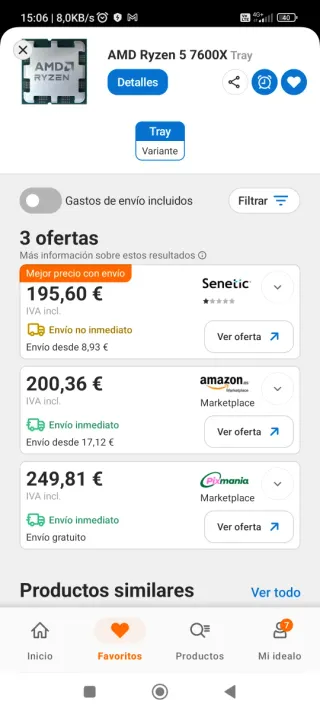 Procesador AMD Ryzen 5 7600X