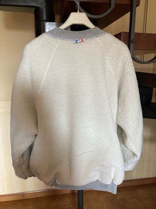Felpa Beetle grigia con zip