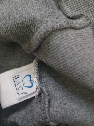 Felpa Baci & Abbracci Grigia