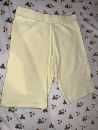 Pantaloni da ciclismo gialli taglia S