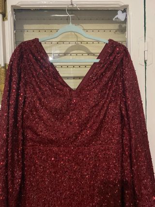 Vestido largo lentejuelas  Nuevo