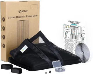 Mosquitera magnética puerta de Apalus.90 x 220 cm,