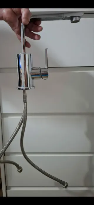 Grifo NK Porcelanosa Plata