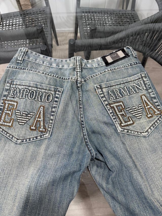 Pantalón Vaquero Armani Azul