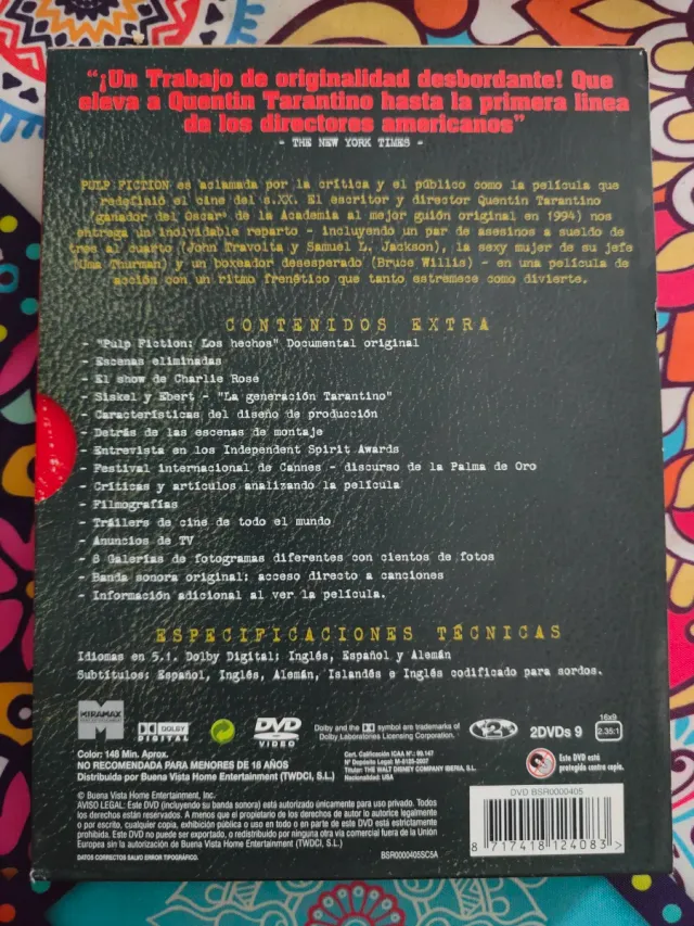 Pulp Fiction Edición Coleccionista DVD