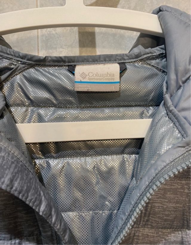 Chaqueta Columbia Gris Hombre