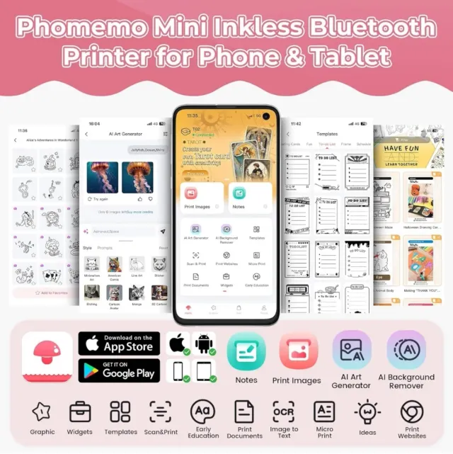 Impresora térmica bluetooth Phomemo T2
