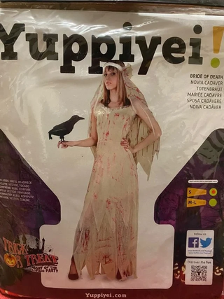 Disfraz Novia Cadáver Yuppiyei Talla S