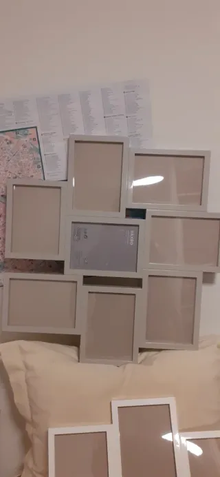 3 Cuadros marco de 8 fotos IKEA VÄXBO 13x18 cm