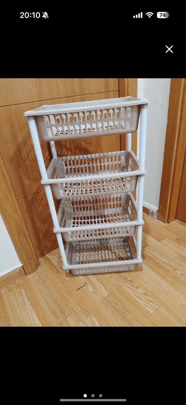 Ripiano ausiliario con 4 ripiani