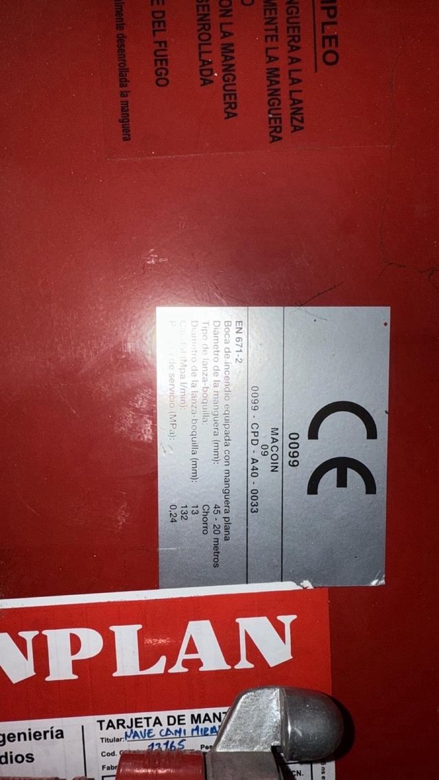 2 Armarios Manguera Incendios Completos