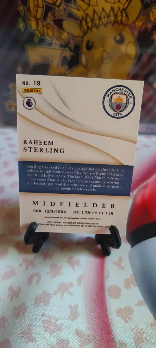 Carta Raheem Sterling 66/99 Panini