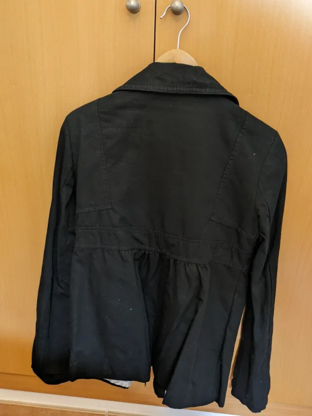 Chaqueta Benetton Negra Botones