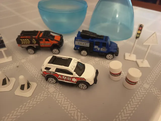 Set de coches de juguete y accesorios