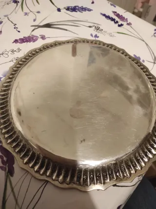 Vassoio Argento 800, Cesellato a mano