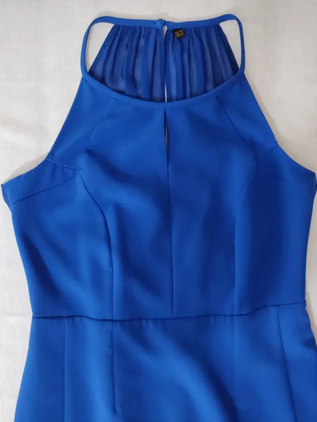 Vestido corto azul Trucco
