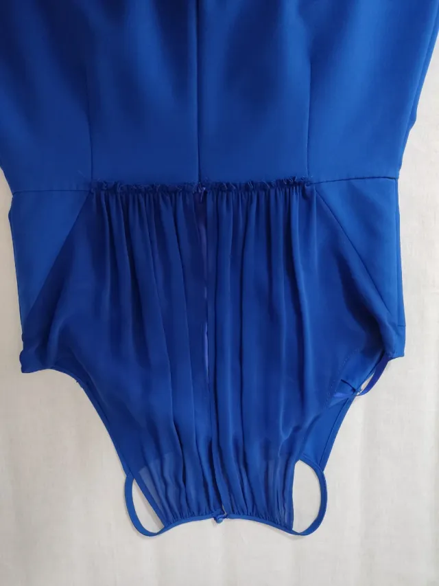 Vestido corto azul Trucco