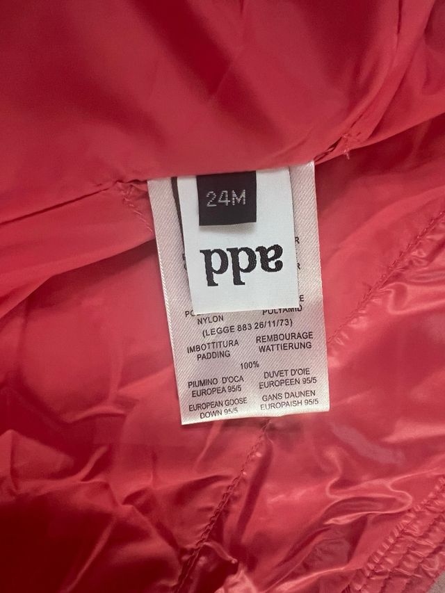 Piumino Add Bambina 2 Anni