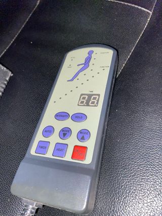 sillon de masaje con mando