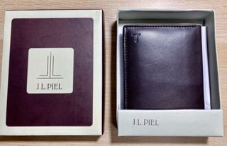 Cartera J.L. PIEL Piel Marrón (NUEVA)