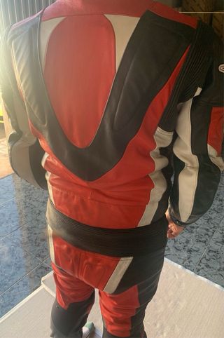 Mono de cuero para moto Suomy hombre