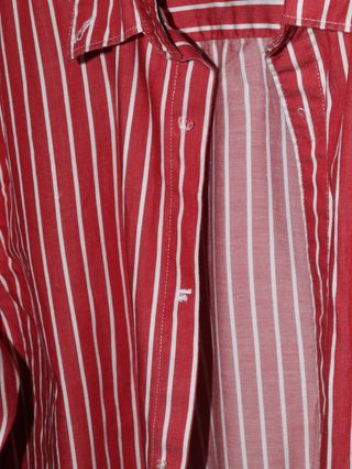 Camisa Tommy Hilfiger Talla M Rayas Rojas