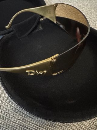 Gafas de sol Dior Vintage Marrón y Dorado
