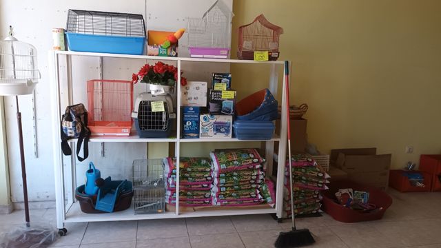 Estanterías aluminio con ruedas