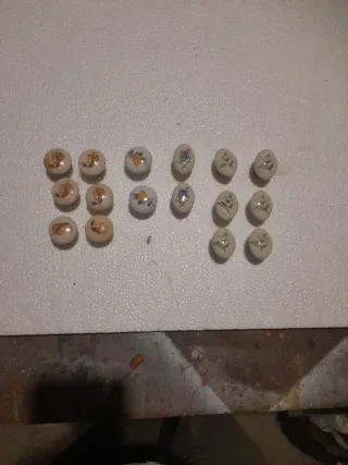 Pomi in ceramica decorati