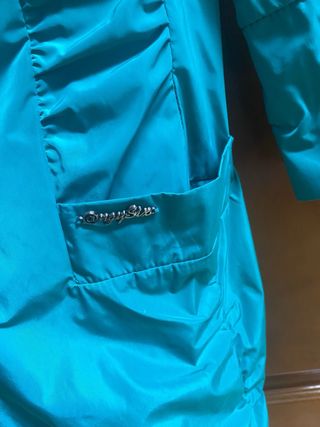 Gabardina/Trench Verano Verde Agua