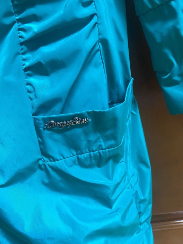 Gabardina/Trench Verano Verde Agua