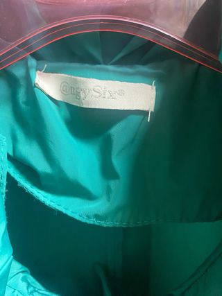 Gabardina/Trench Verano Verde Agua