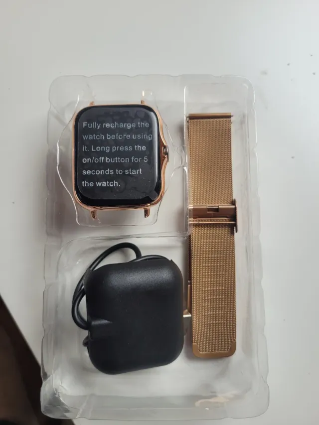 Reloj Inteligente H13 Mini Steel Gold