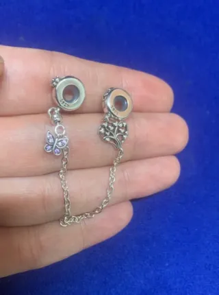 Cadena seguridad Mariposa Árbol Pulsera Pandora