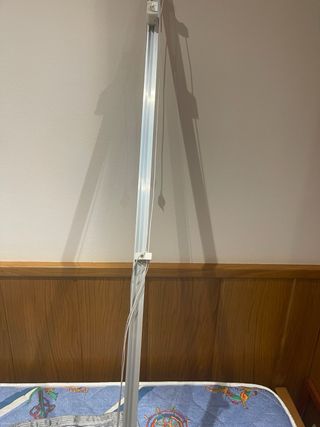 Cortina Estor Gris Plata 140x175 Seda.Y mecanismo.