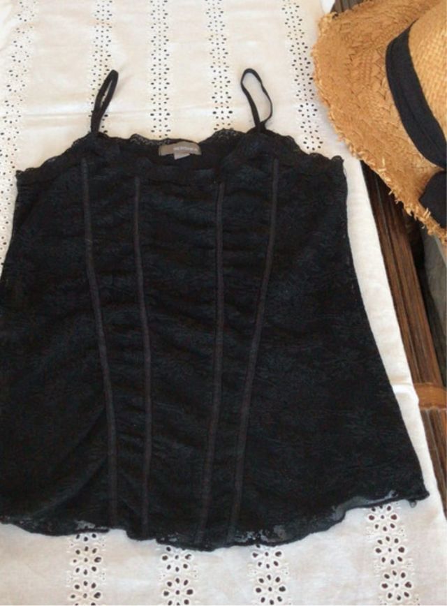 Camiseta lencera encaje tirantes T.M