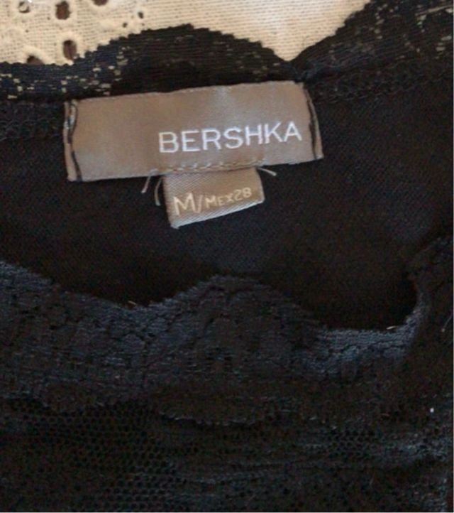 Camiseta lencera encaje tirantes T.M