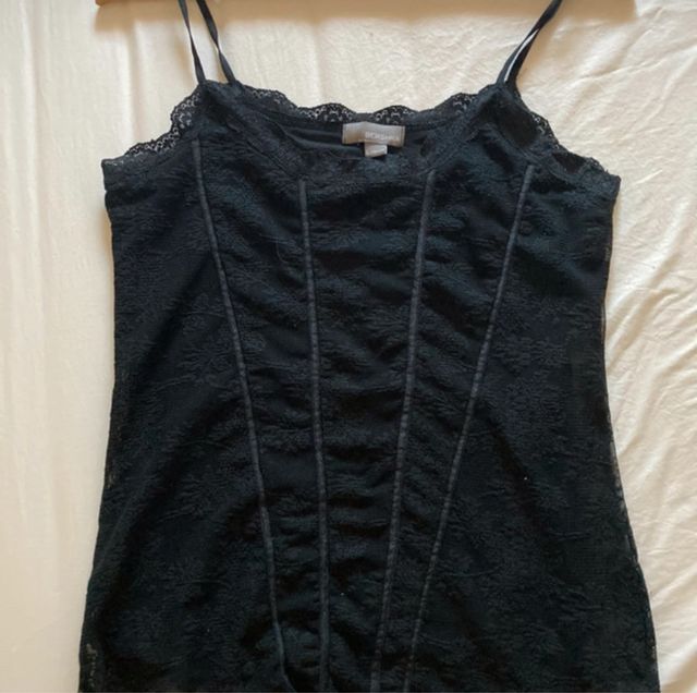 Camiseta lencera encaje tirantes T.M