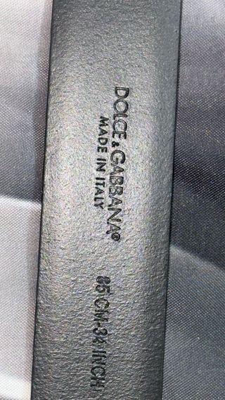 Cintura Dolce & Gabbana Vernice Nera DG Strass