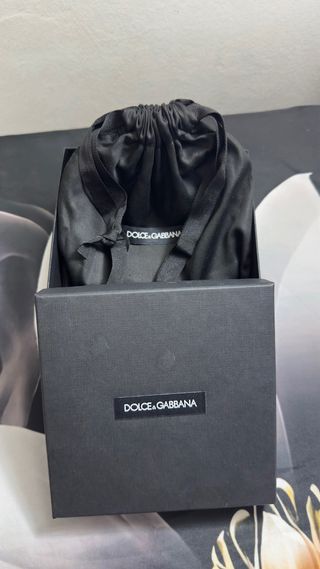 Cintura Dolce & Gabbana Vernice Nera DG Strass