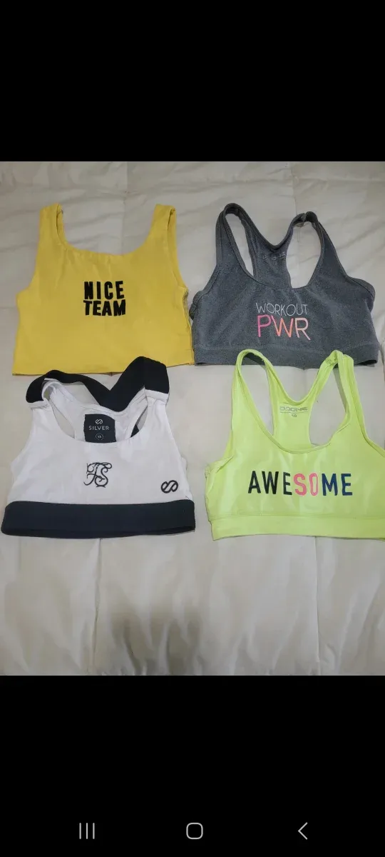 Lote 4 Tops Deportivos Talla 10-12 zara
