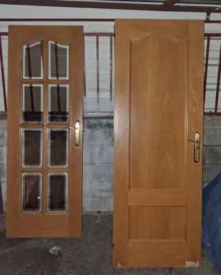 10 puertas de madera de roble