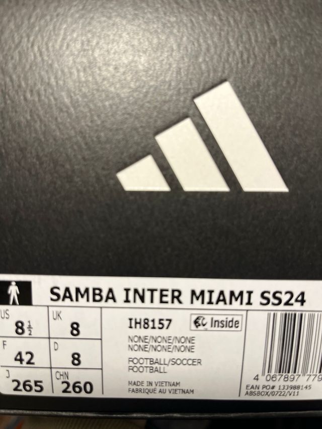 Adidas Samba Inter Miami Talla 42