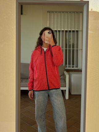 Sudadera Geographic Norway Rosa deportiva